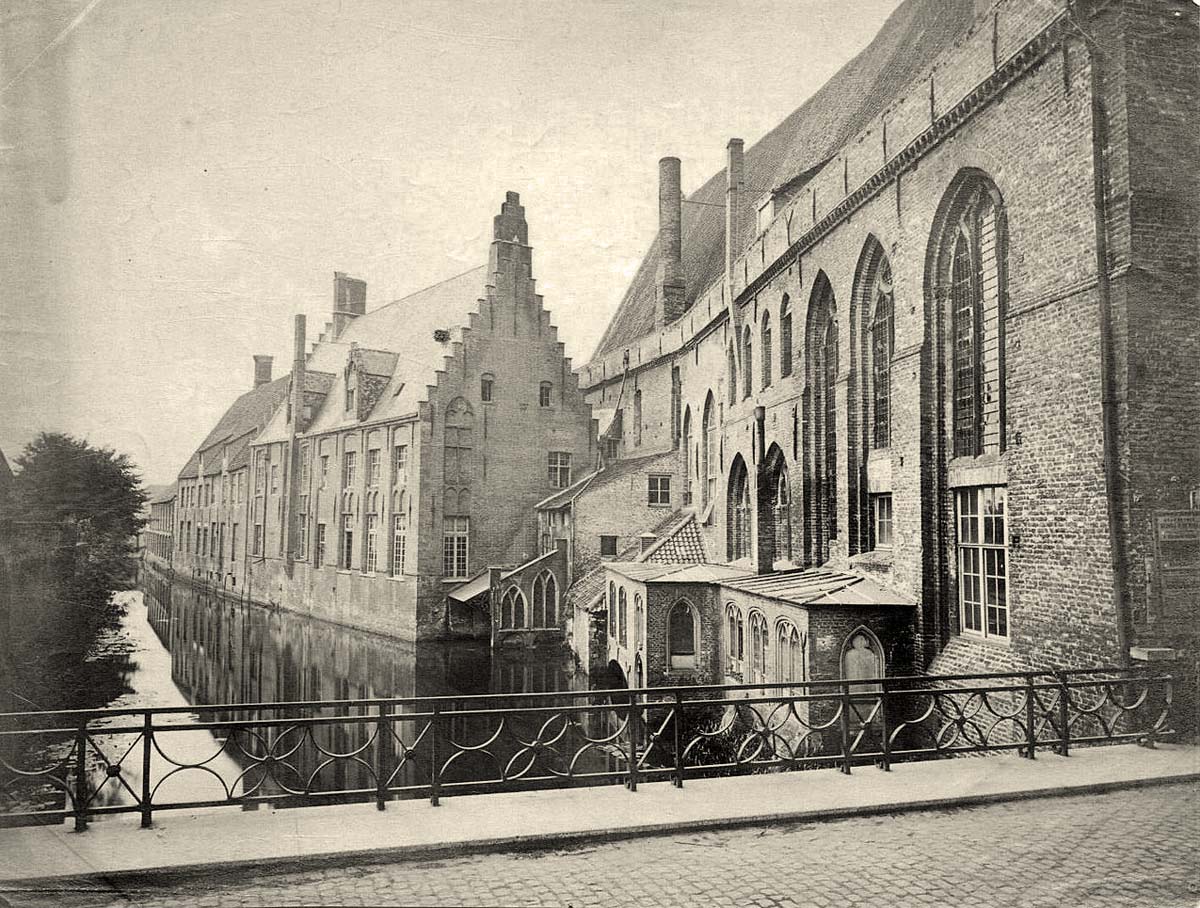 Panorama Bruges (Brugge), 1875