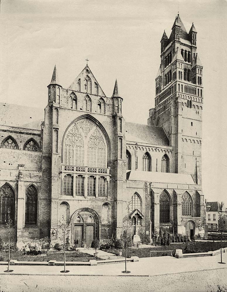 Panorama Bruges (Brugge), 1880
