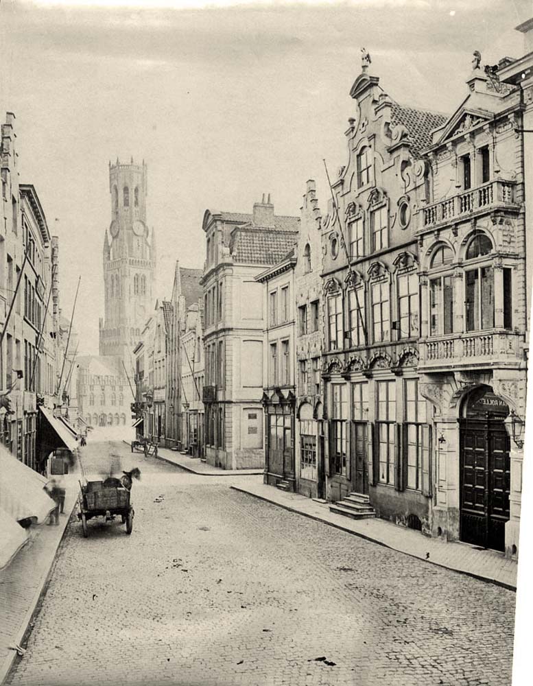 Panorama Bruges (Brugge), 1880