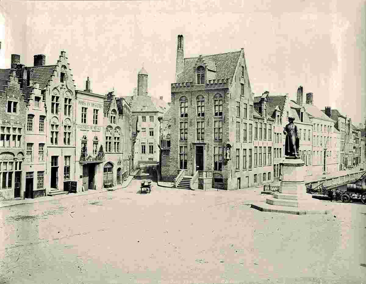 Bruges. Place Jan van Eyck