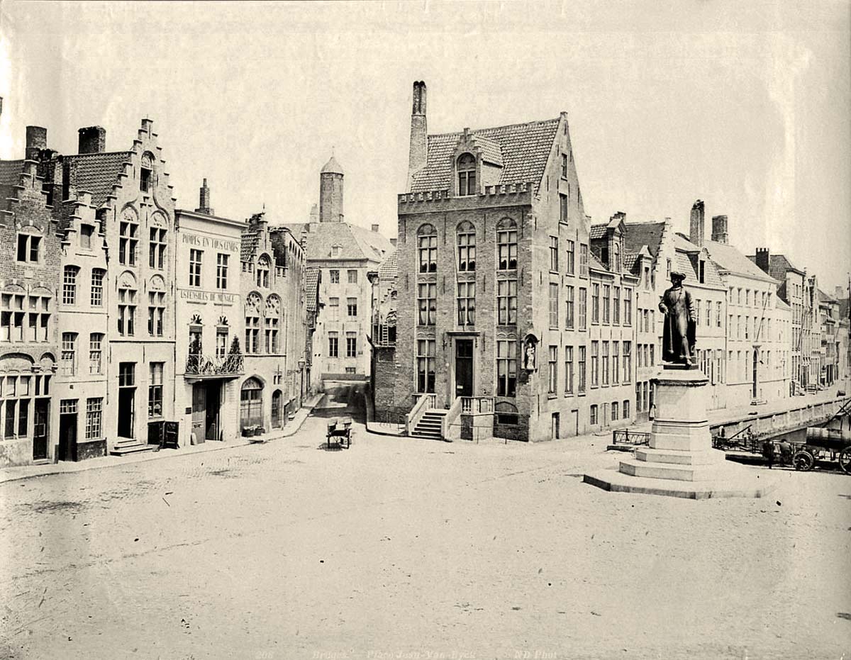 Bruges (Brugge). Place Jan van Eyck