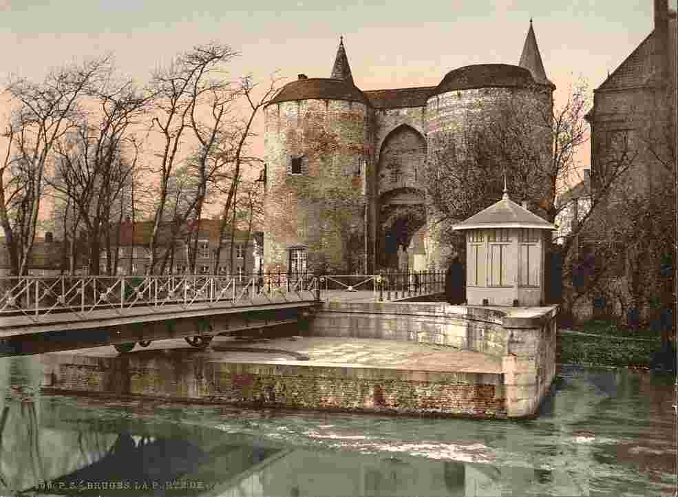 Bruges. Porte de Ghent, 1890