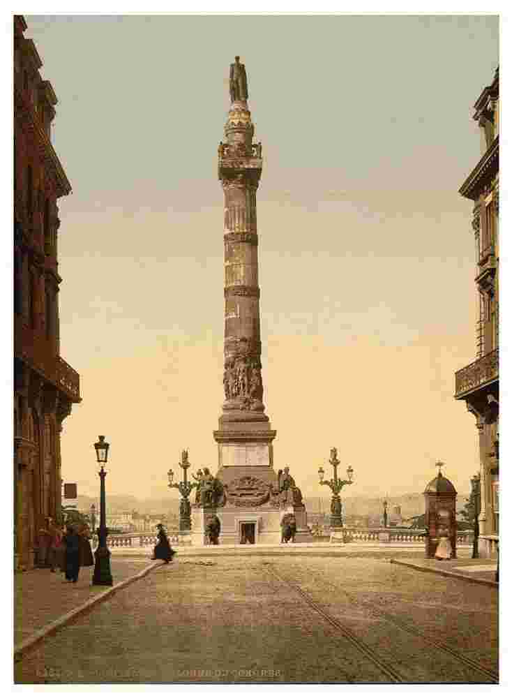 Brussels. Column of Congress, before 1900