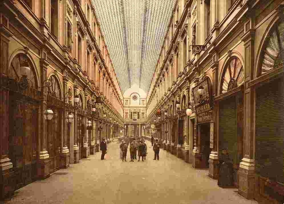 Brussels. Galerie de St. Hubert, 1890
