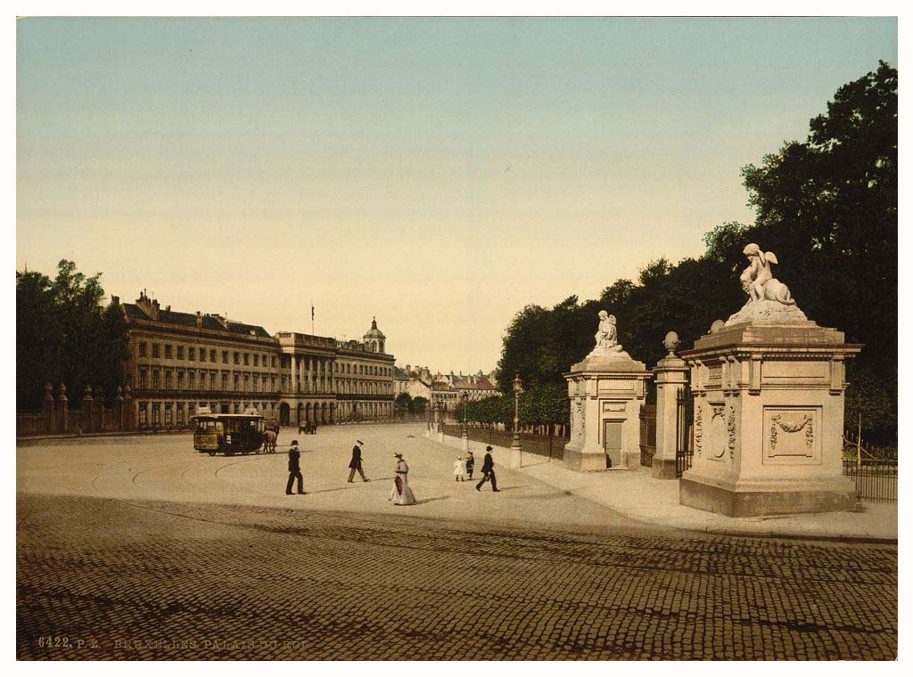 Bruxelles (Brussel). Place Royale, before 1900