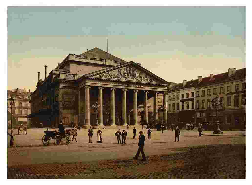Brussels. Royal Theatre, before 1900