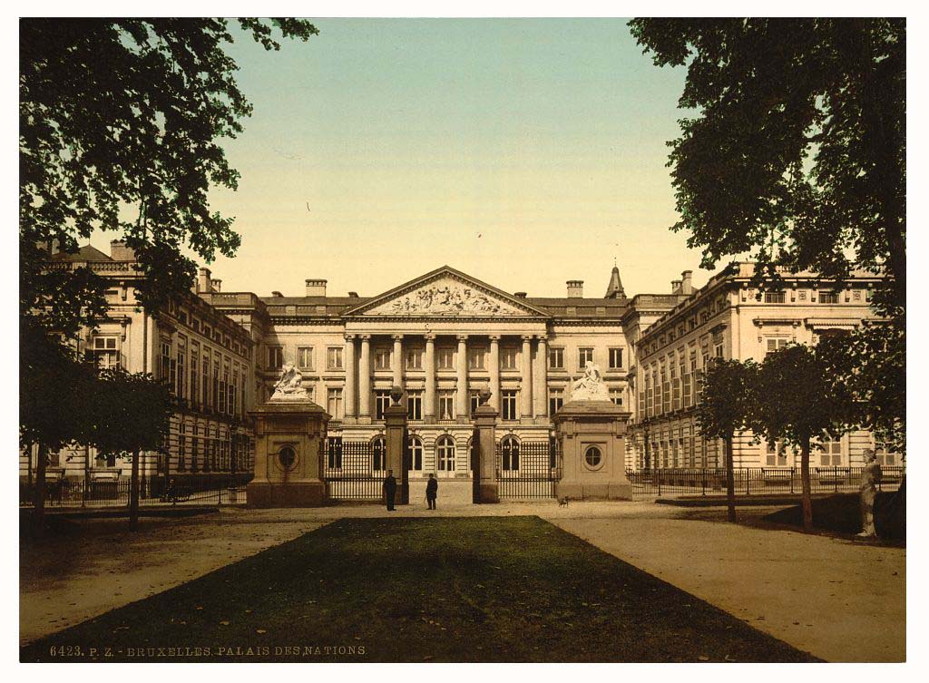 Bruxelles (Brussel). The Palace of Nations, before 1900