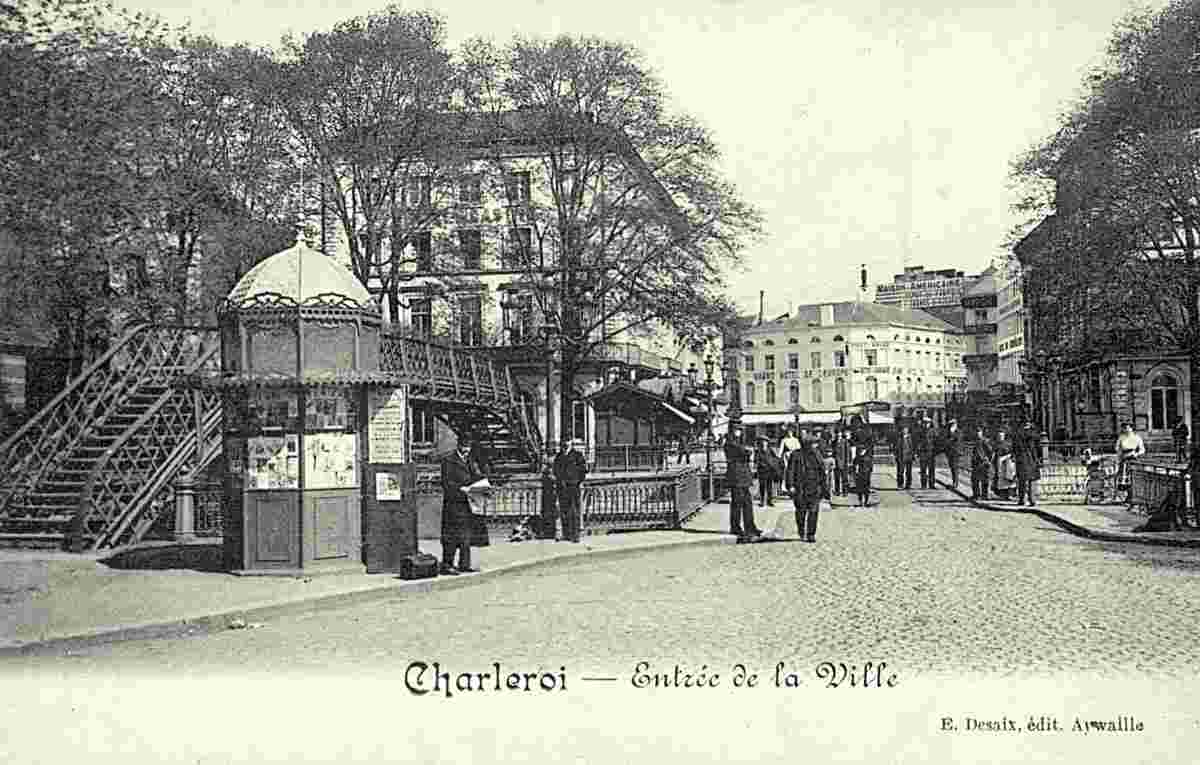 Charleroi. Entrée de la Ville, 1913