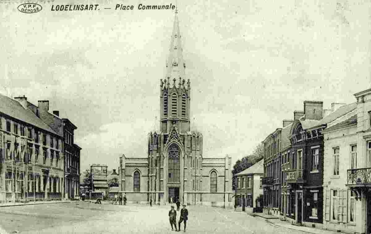 Charleroi. Place Communale, 1912