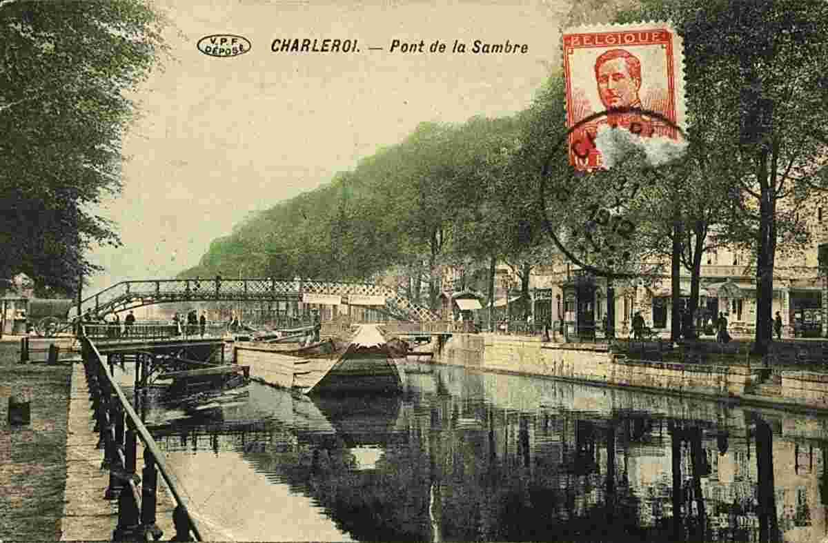 Charleroi. Pont de la Sambre, 1912