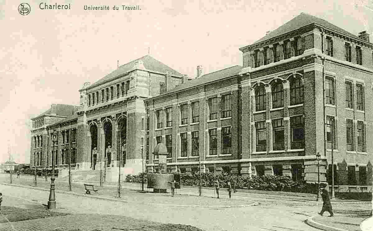 Charleroi. Université du Travail, 1918