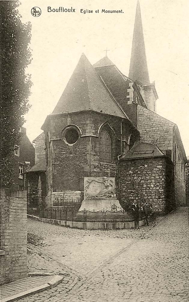 Châtelet. Bouffioulx - l'Église et Monument
