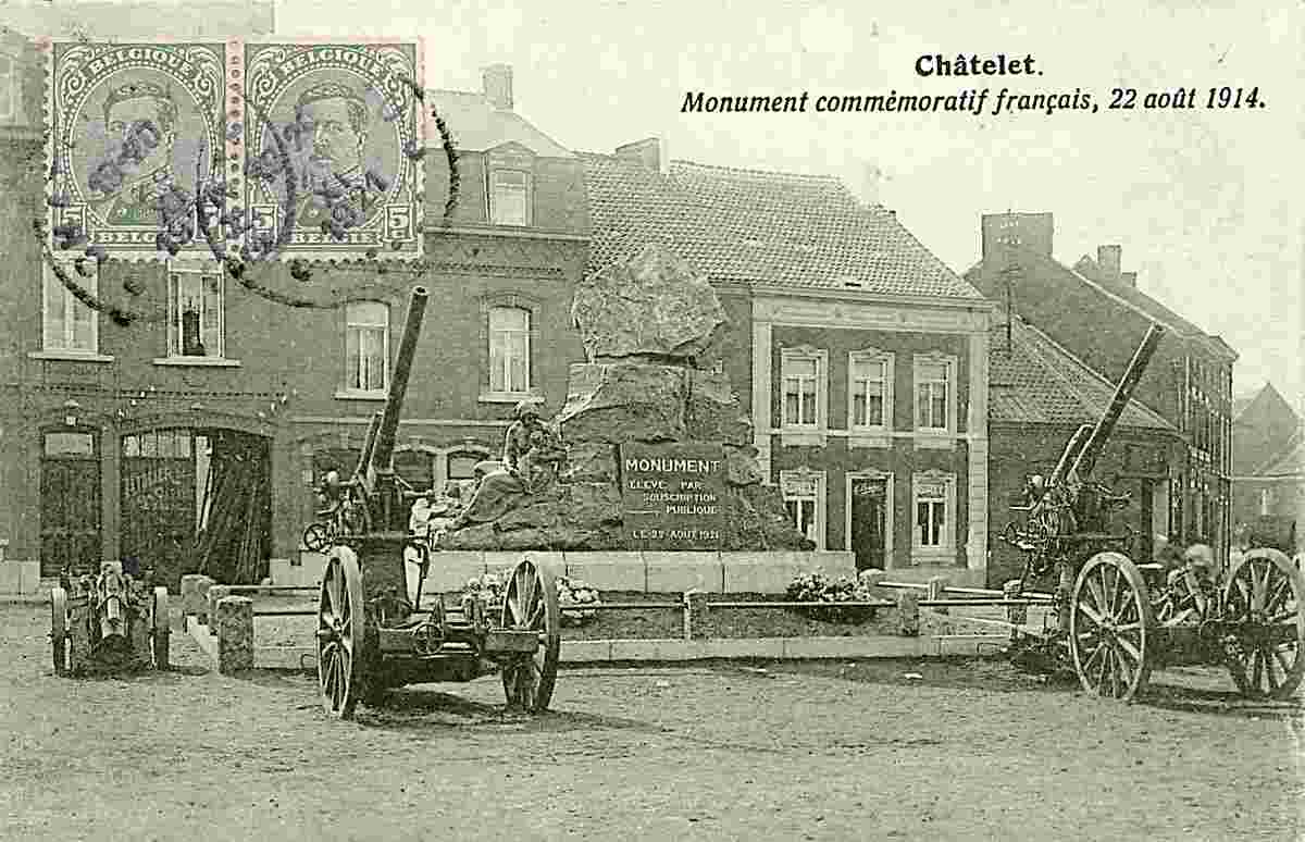 Châtelet. Monument commémoratif français, 22 août 1914