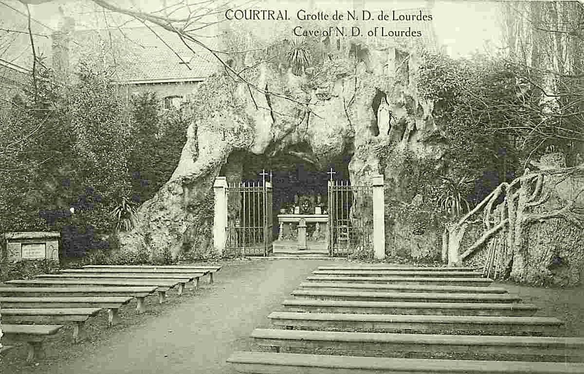 Courtrai. Grotte de Notre Dame de Lourdes