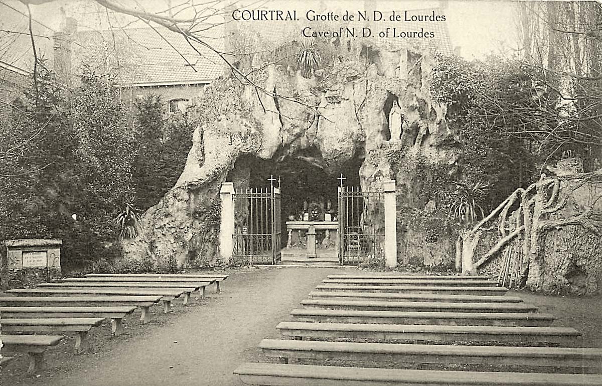 Kortrijk (Courtrai). Grotte de Notre Dame de Lourdes