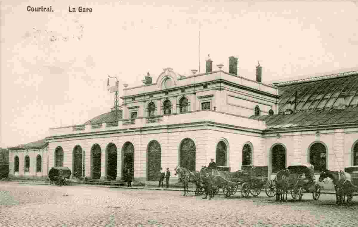Courtrai. La Gare, 1911