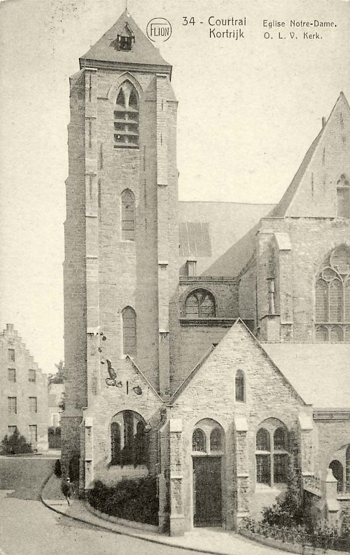 Kortrijk (Courtrai). L'Église Notre-Dame