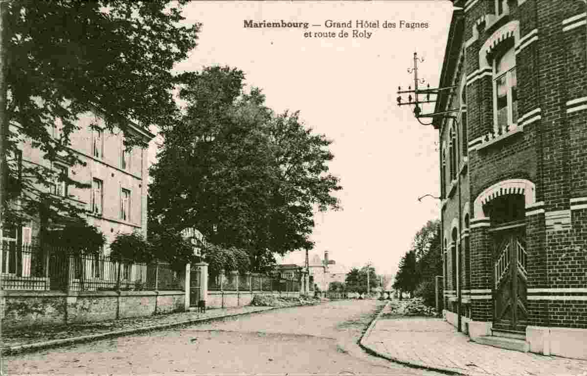 Couvin. Mariembourg - Grand Hôtel des Fagnes, 1934