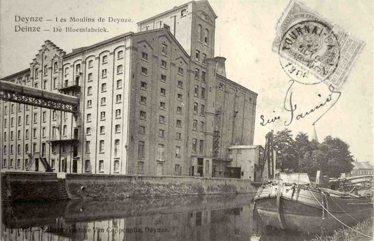 Deinze. Les Moulins - Bloemfabriek, 1906