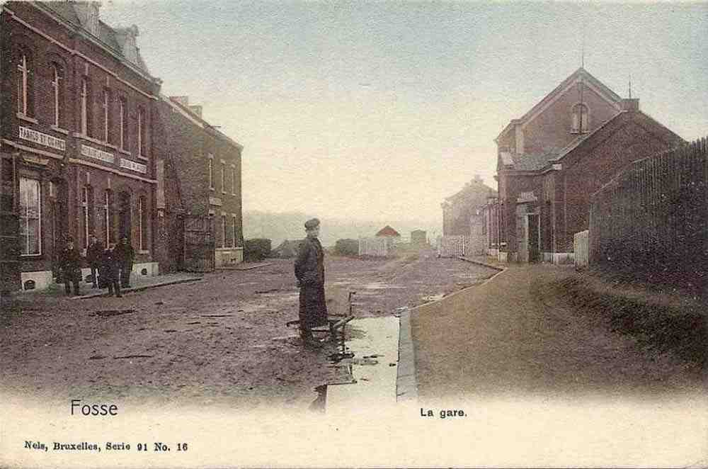 Fosses-la-Ville. La Gare, 1907