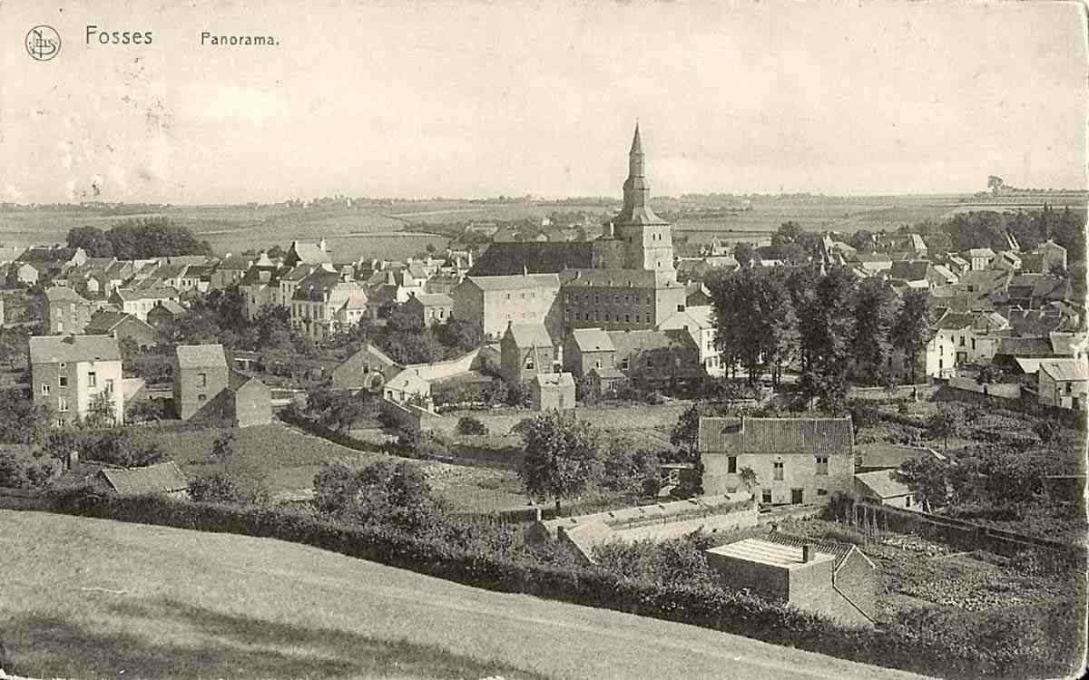 Fosses-la-Ville. Panorama de Ville, 1913