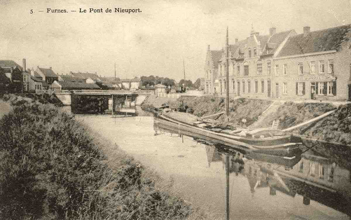 Veurne (Furnes). Le Pont de Nieuport, 1913