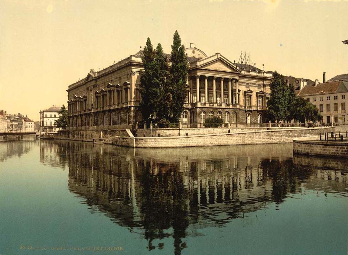 Ghent (Gand). Palais de Justice, 1890