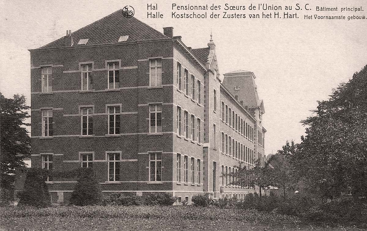 Halle (Hal). Boarding school of the Sisters of the Sacred Heart, 1921