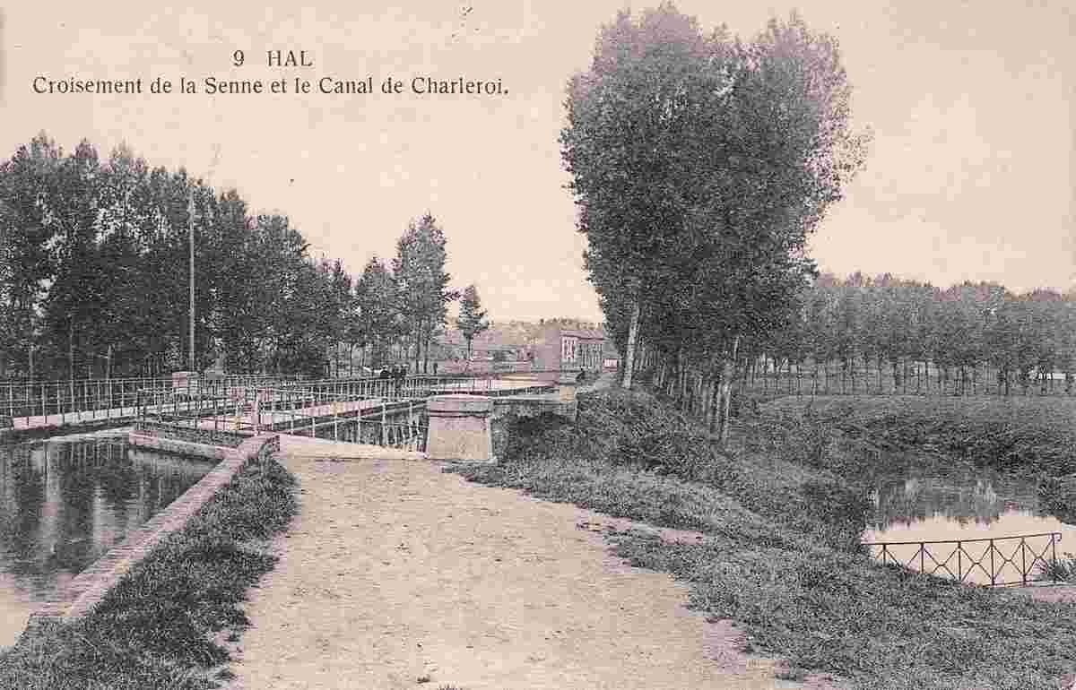 Halle. Crossing of the Seine and the Charleroi canal