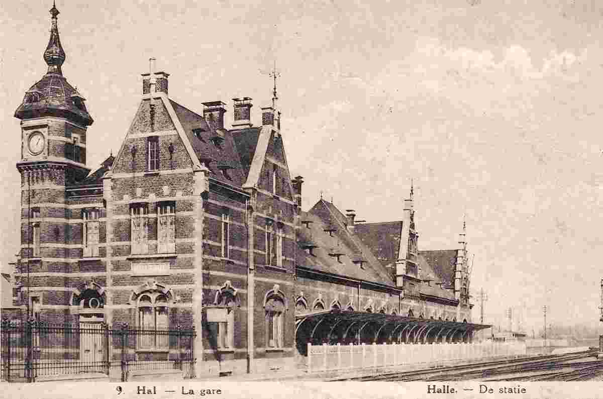 Halle. Railway Station