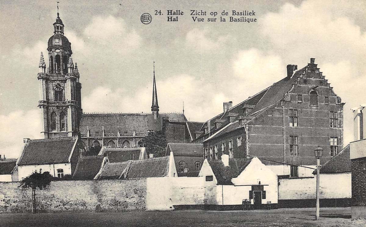 Halle (Hal). View to the Basilica