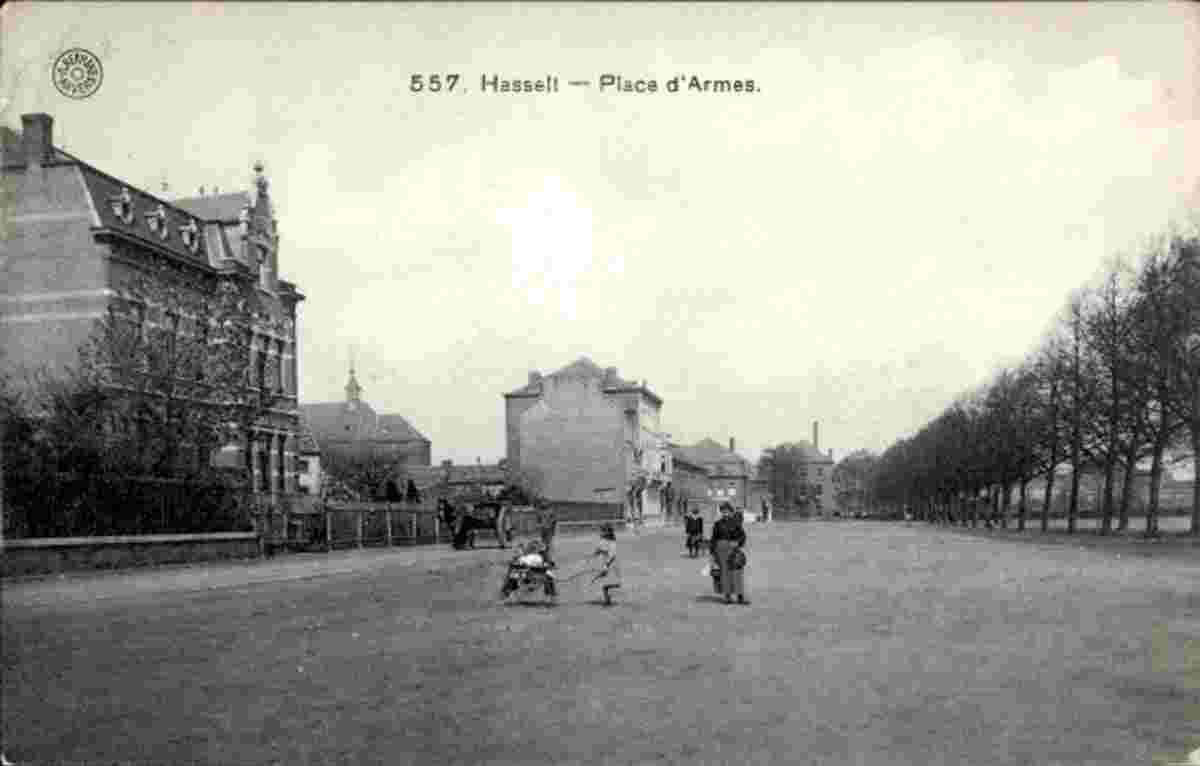 Hasselt. Place d'Armes, 1911