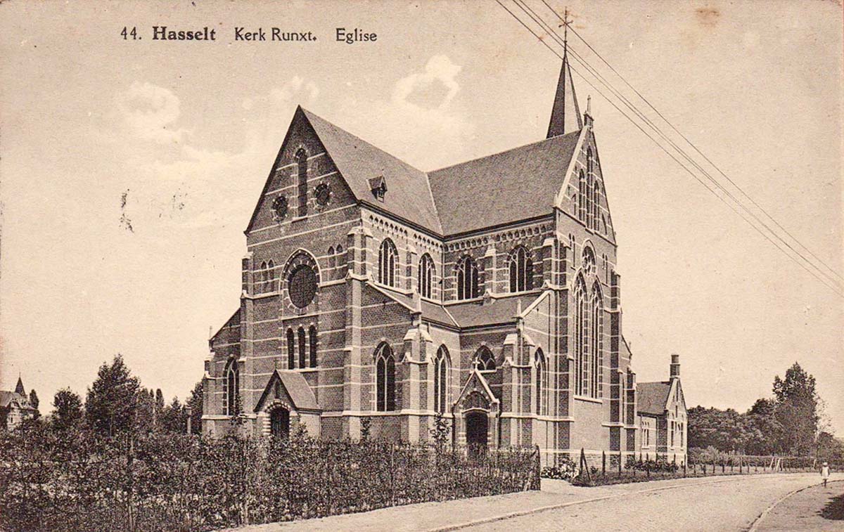 Hasselt. Saint Hubertus Church, 1935