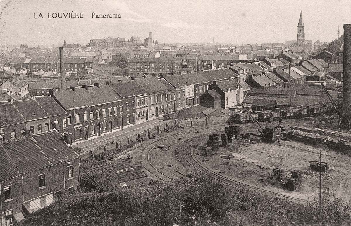 La Louvière. Panorama de Ville, 1925