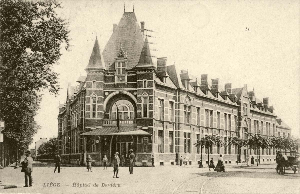 Liège. Hôpital de Bavière, 1909
