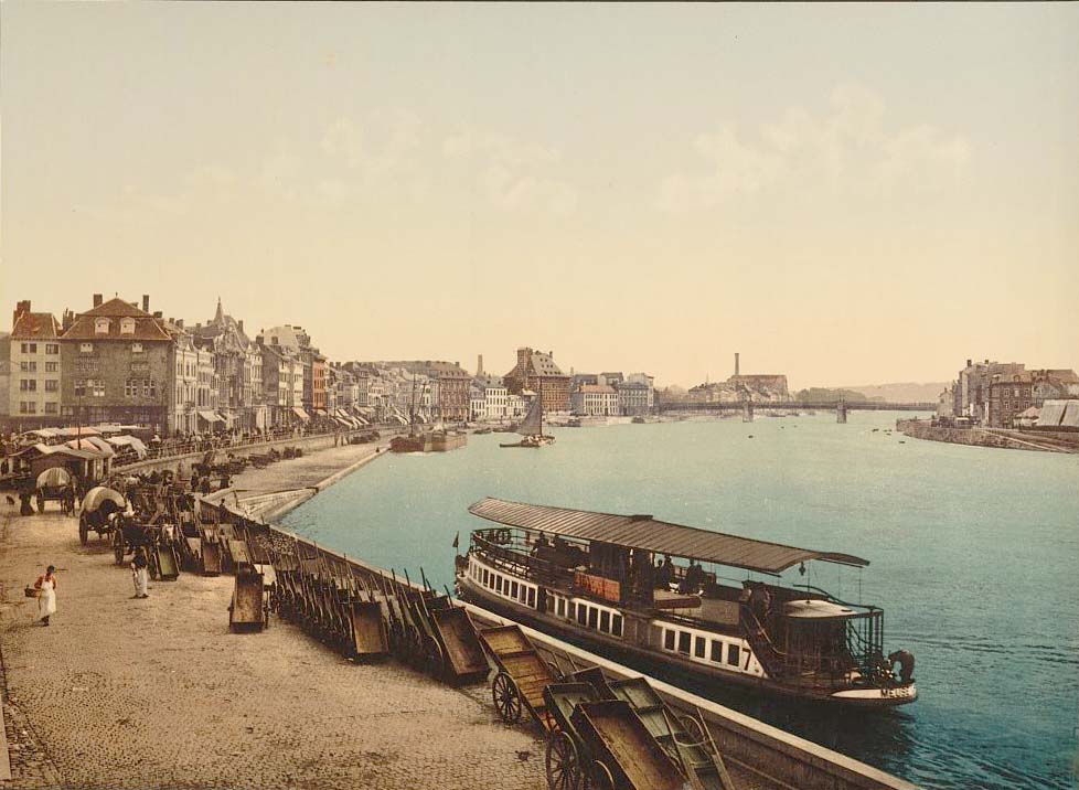 Liège. Le quai, 1890