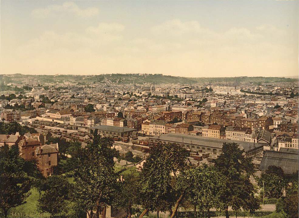 Liège. Observatoire Avenue depuis le nord, 1890