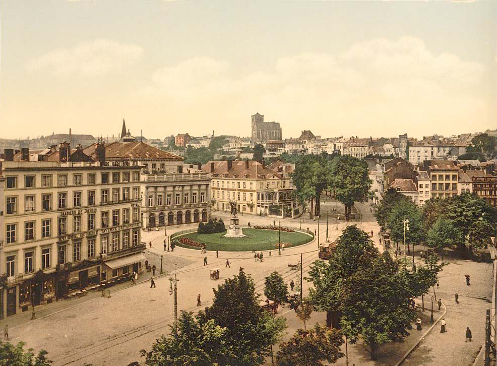 Liège. Théâtre Place, 1890