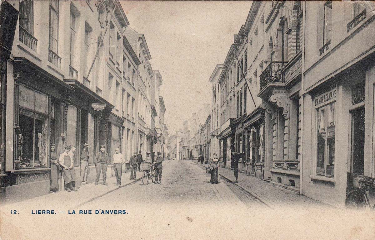 Lier (Lierre). Antwerp street, 1907