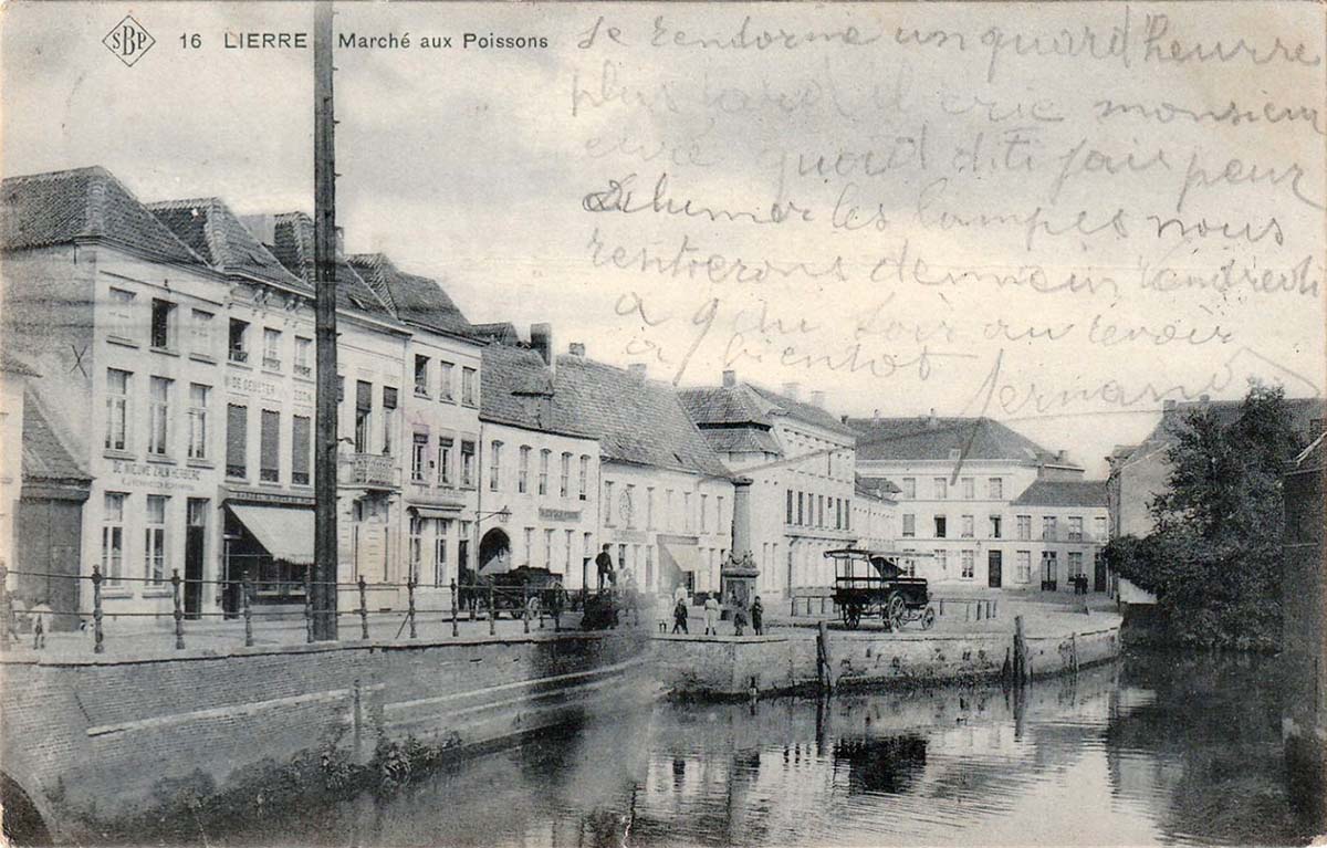 Lier (Lierre). Fish Market, 1908
