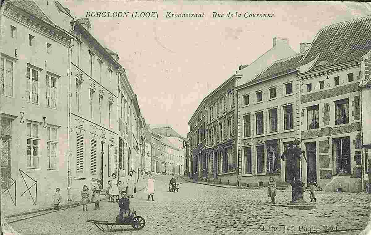 Looz. Rue de la Couronne, 1908