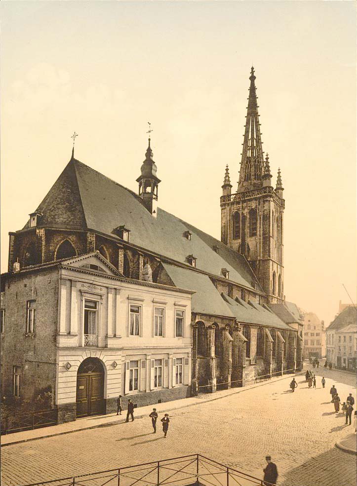 Louvain (Leuven). Église Saint-Gertrude, 1890