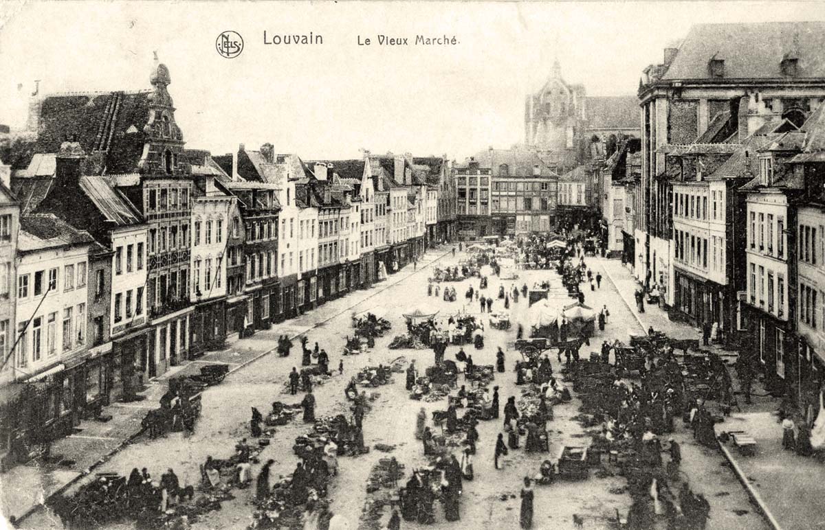 Louvain (Leuven). Le Vieux Marché