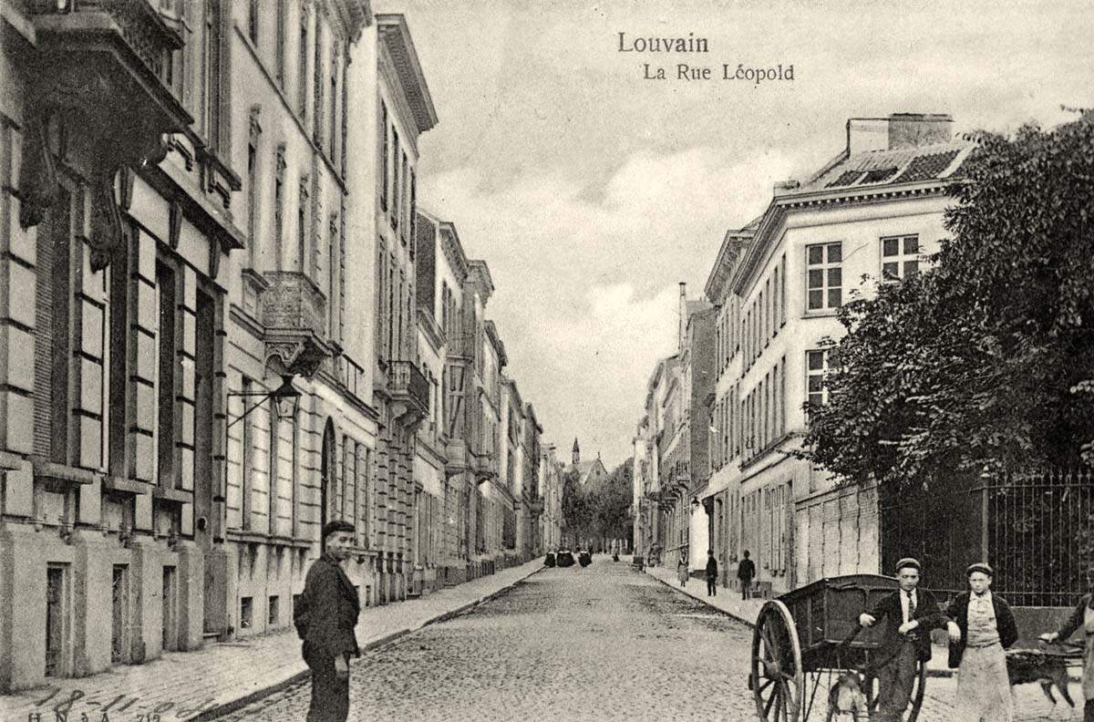 Louvain. Rue Léopold