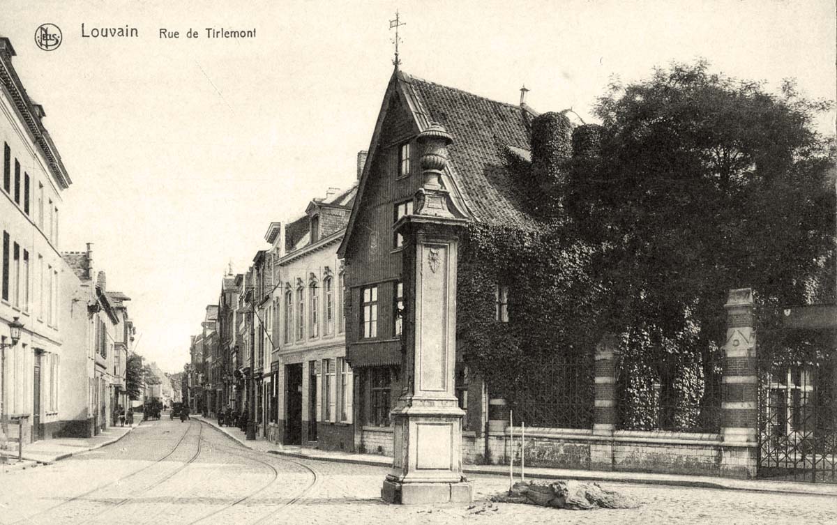 Louvain (Leuven). Rue de Tirlemont