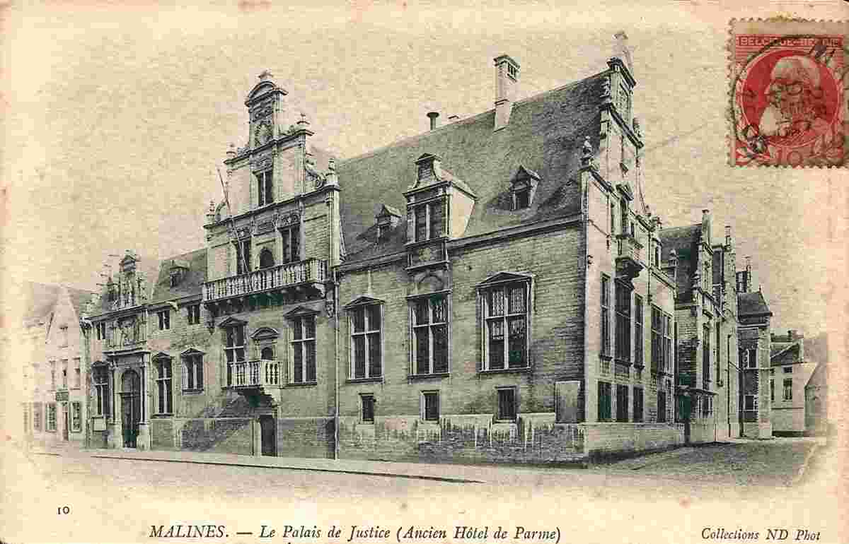 Malines. Palais de Justice, 1915