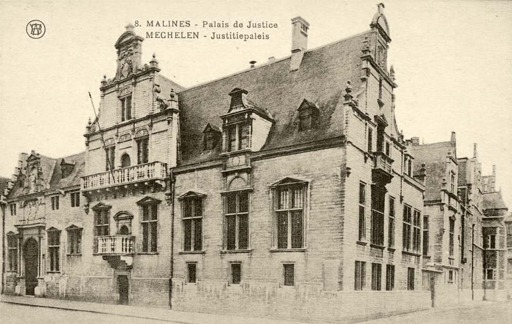 Malines (Mechelen, Mecheln). Palais de Justice