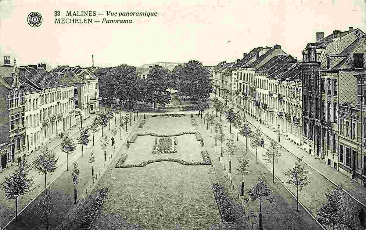 Malines. Panorama de Ville