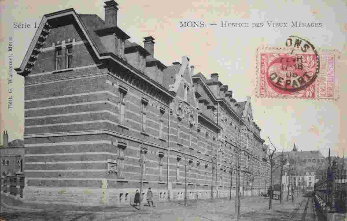 Mons. Hospice des Vieux Ménages, 1908