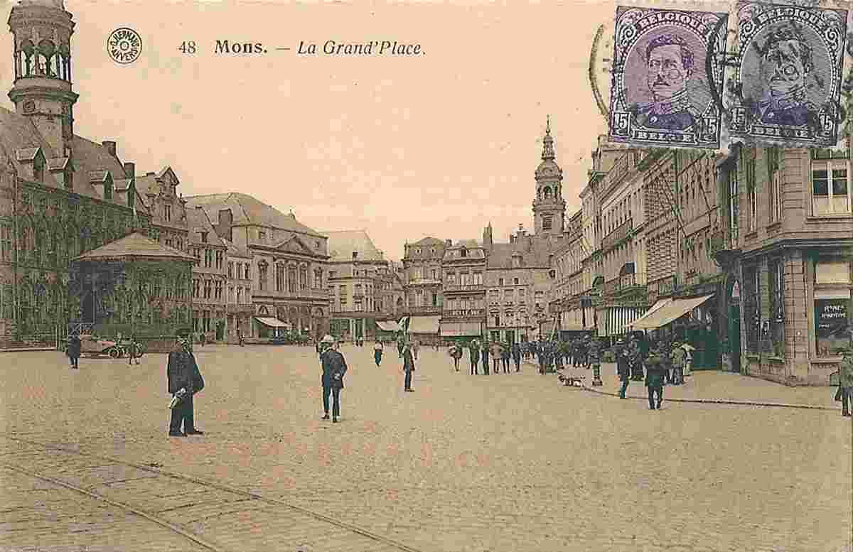 Mons. La Grand Place, 1920